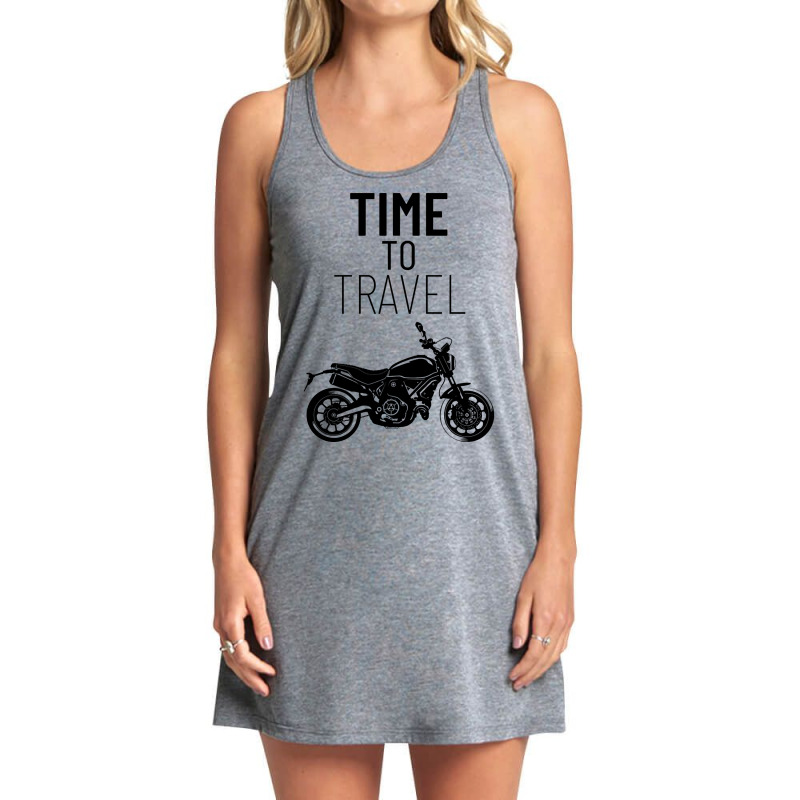 Time To Travel - Motorcycle Tank Dress by mckeebeckett3l9yxd | Artistshot