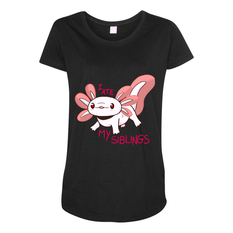 Axolotl Baby Maternity Scoop Neck T-shirt by Min09 | Artistshot