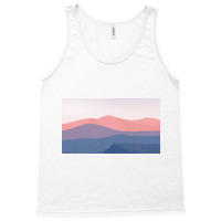 Blue And Pink Mountain Tank Top | Artistshot