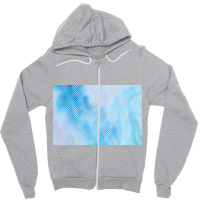 Blue And Pink Halftone Zipper Hoodie | Artistshot