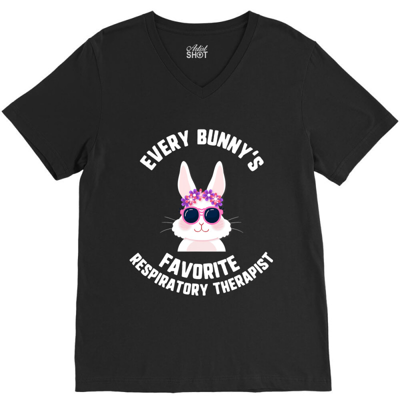 Easter Every Bunny S Favorite Respiratory Therapist Kids V-neck Tee | Artistshot