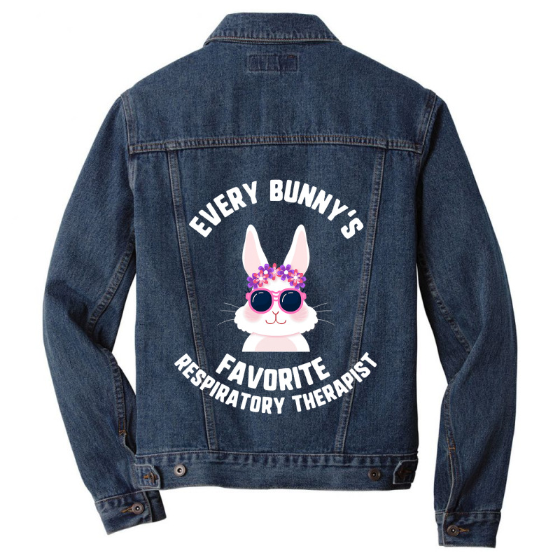 Easter Every Bunny S Favorite Respiratory Therapist Kids Men Denim Jacket | Artistshot