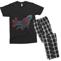 Black Axolotl Baby Men's T-shirt Pajama Set | Artistshot