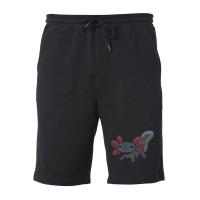 Black Axolotl Baby Fleece Short | Artistshot