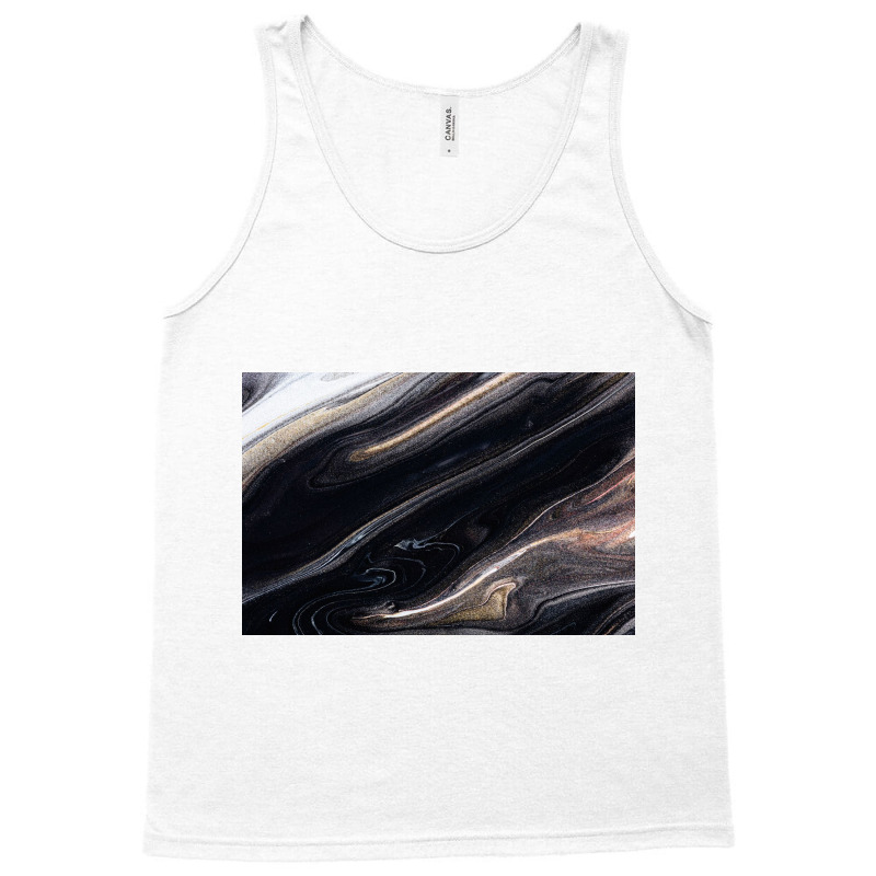 Black Liquid Tank Top by ElaineABernard | Artistshot