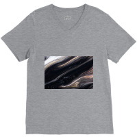 Black Liquid V-neck Tee | Artistshot