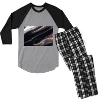 Black Liquid Men's 3/4 Sleeve Pajama Set | Artistshot