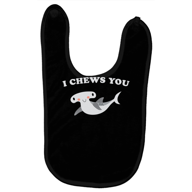 I Chews You Valentines Day Shark Baby Bibs | Artistshot