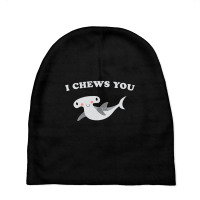 I Chews You Valentines Day Shark Baby Beanies | Artistshot