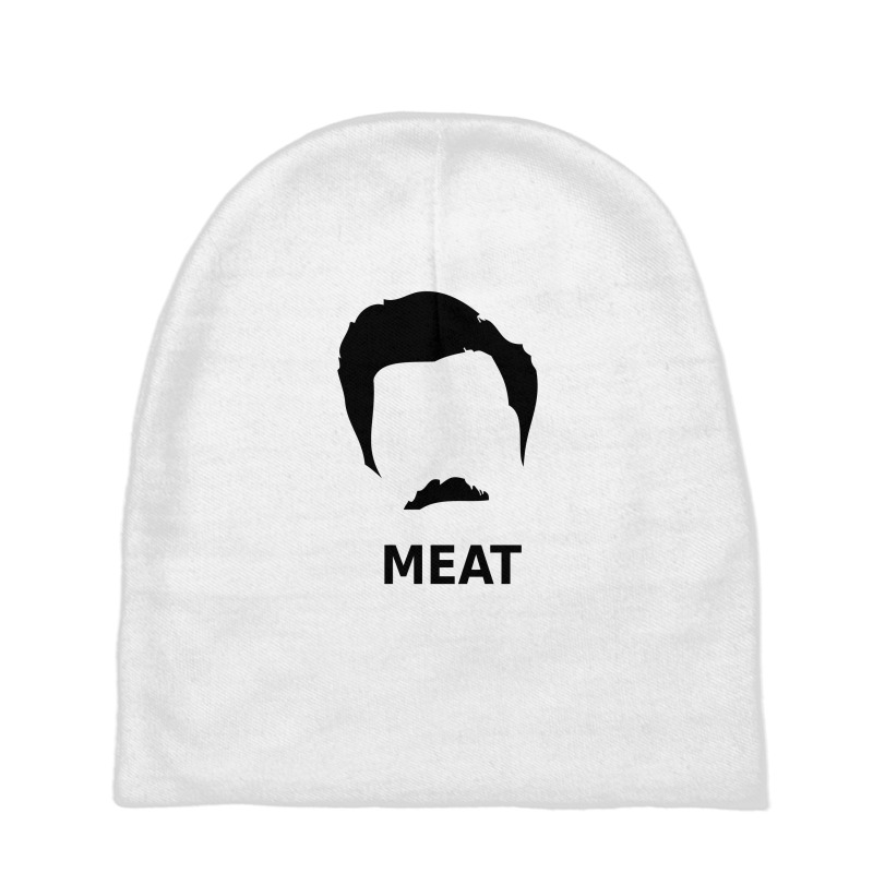 Ron Swanson Meat Parks And Recreations Baby Beanies by kudaponijengkulit | Artistshot