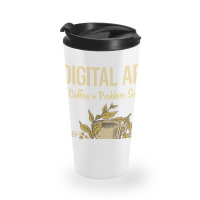 Problem Solved Coffee Digital Art Arts Travel Mug | Artistshot