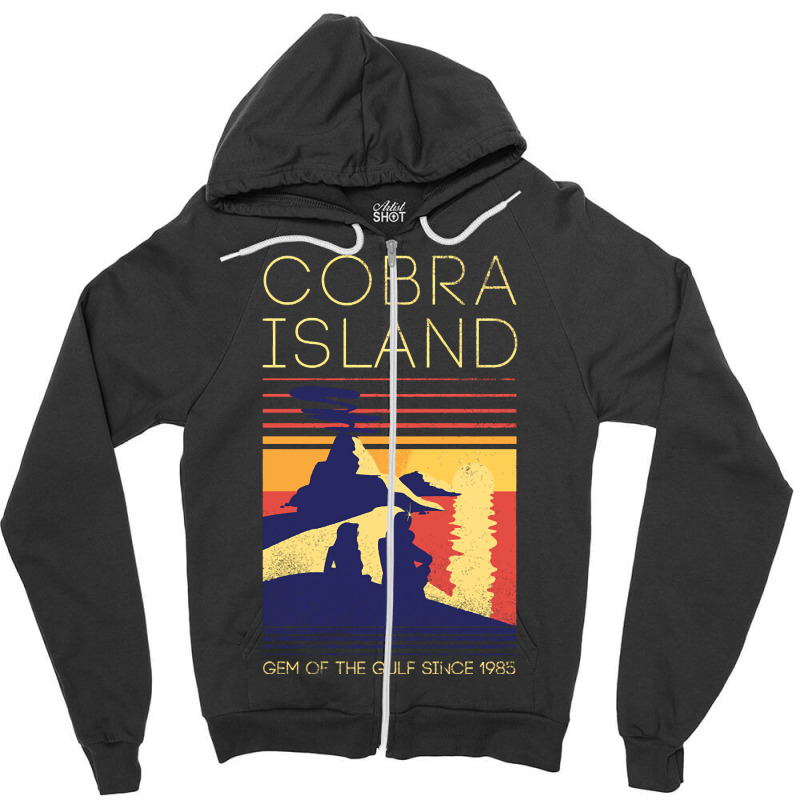 Visit Cobra Island Zipper Hoodie by mckeebeckett3l9yxd | Artistshot