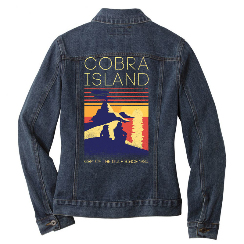 Visit Cobra Island Ladies Denim Jacket by mckeebeckett3l9yxd | Artistshot