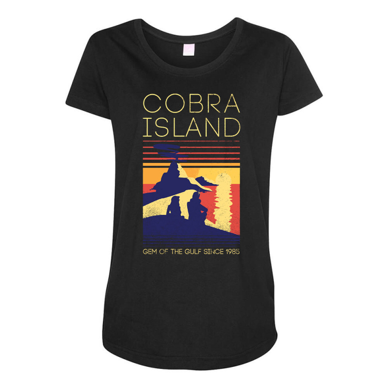 Visit Cobra Island Maternity Scoop Neck T-shirt by mckeebeckett3l9yxd | Artistshot