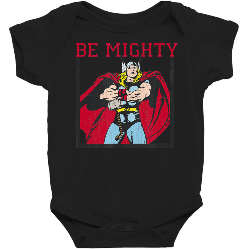 Classic Th.or Be Mighty Baby Bodysuit by hamthegodfather | Artistshot