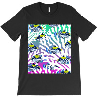 Clown Triggerfish Group (balistoides) With Colorful Pattern - Coral Re T-shirt | Artistshot