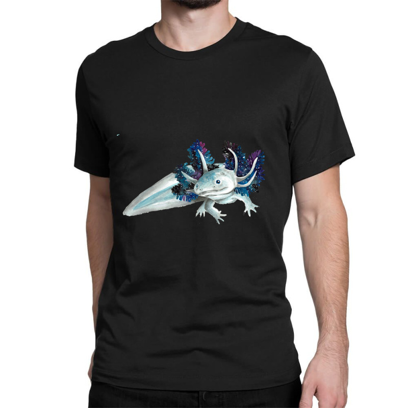 Cosmic Axolotl Classic T-shirt by Min05 | Artistshot