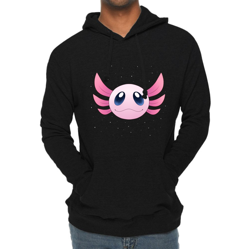 Cosmic Axolotl-6wf2q Lightweight Hoodie by Min08 | Artistshot