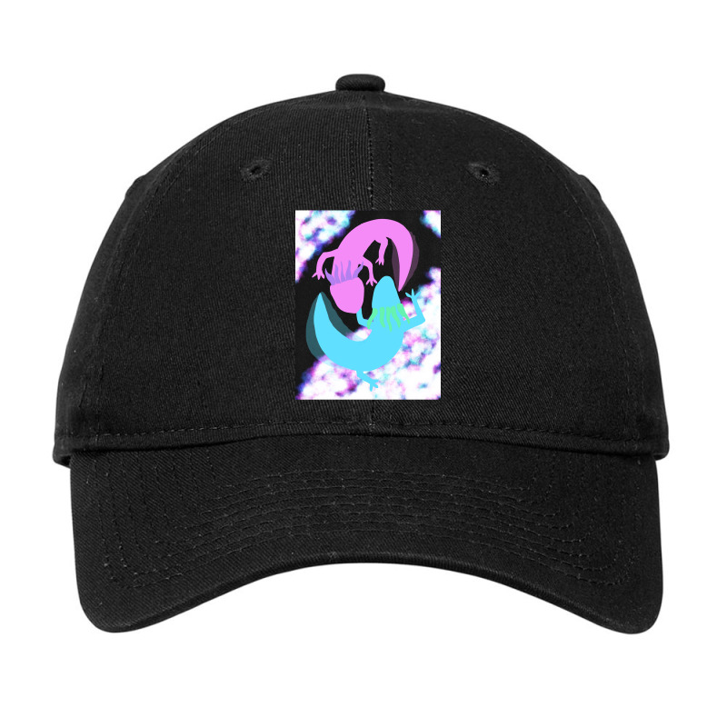 Cosmic Axolotl-rmams Adjustable Cap by Min08 | Artistshot