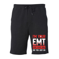 Emt Emergency Medical Technician Ambulance Responder Ems Fleece Short | Artistshot