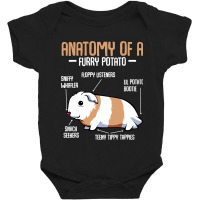 Anatomy Of A Furry Potato Guinea Pig Household Pet Animal Baby Bodysuit | Artistshot