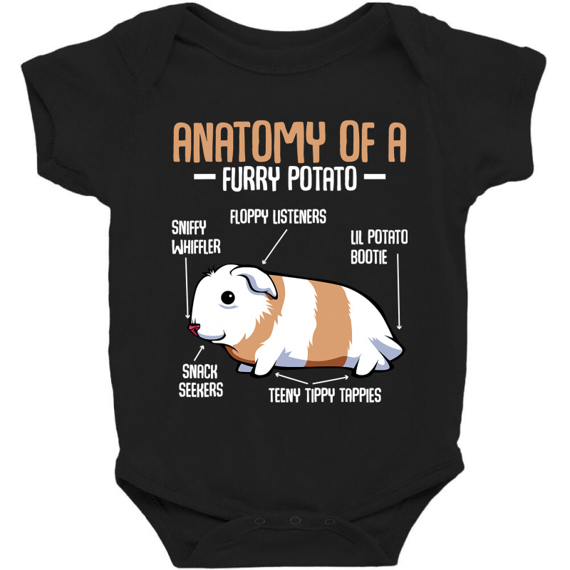 Anatomy Of A Furry Potato Guinea Pig Household Pet Animal Baby Bodysuit by ElizabethAtist | Artistshot