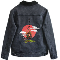 Chopper Samurai Unisex Sherpa-lined Denim Jacket | Artistshot