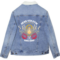 Gear 4th Gym Unisex Sherpa-lined Denim Jacket | Artistshot