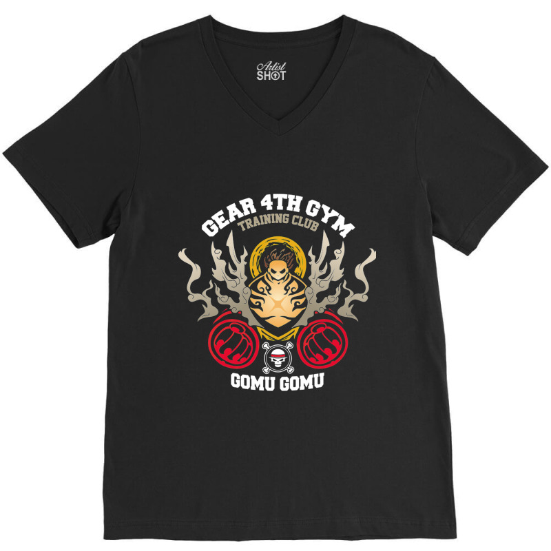 Gear 4th Gym V-neck Tee | Artistshot