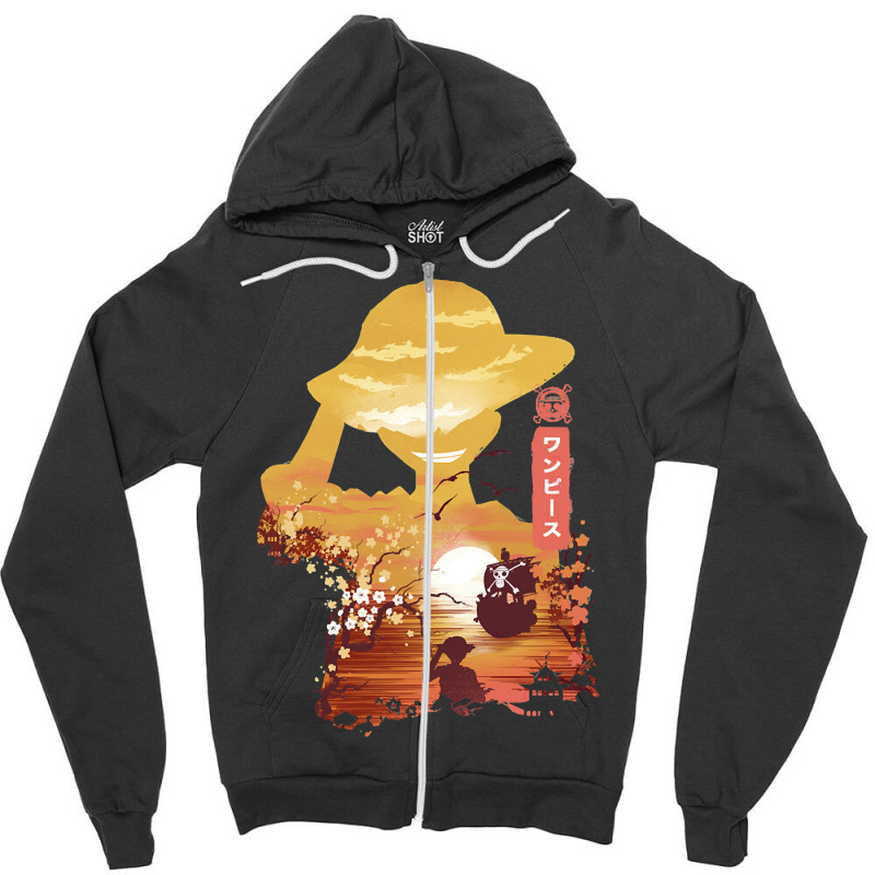 King Of The Pirates Zipper Hoodie | Artistshot