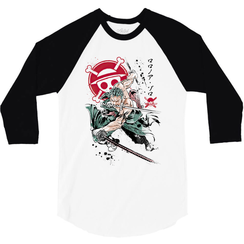 One Piece   Roronoa 3/4 Sleeve Shirt | Artistshot