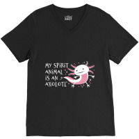 Cute Amphibian - My Spirit Animal Is An Axolotl-r7npy V-neck Tee | Artistshot