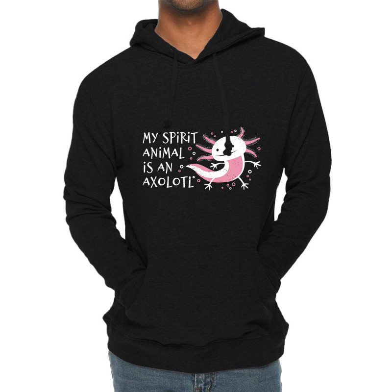 Cute Amphibian - My Spirit Animal Is An Axolotl-r7npy Lightweight Hoodie by Min08 | Artistshot