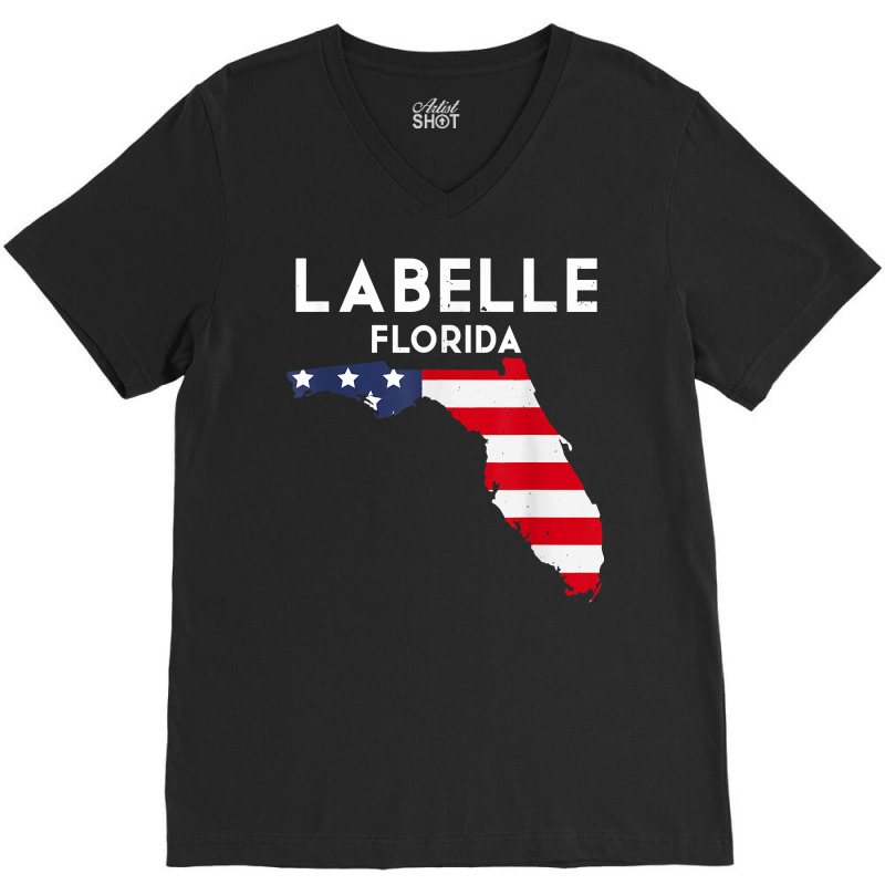 Labelle Florida Usa State America Travel Floridian T Shirt V-Neck Tee by marge3nstbo | Artistshot