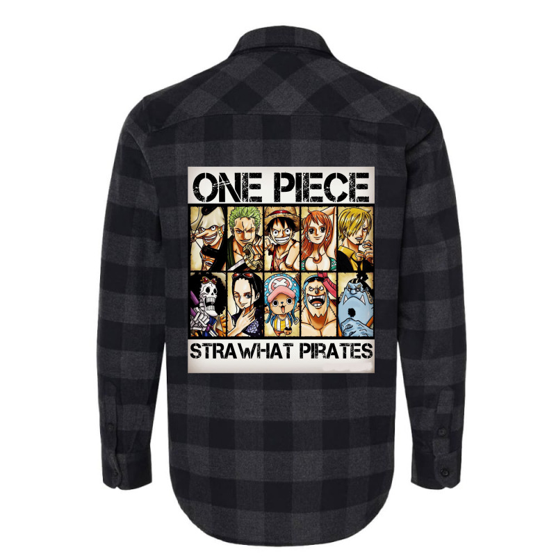 One Piece Straw Hat Pirates Flannel Shirt | Artistshot