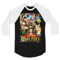 One Piece Straw Hat Crew 3/4 Sleeve Shirt | Artistshot