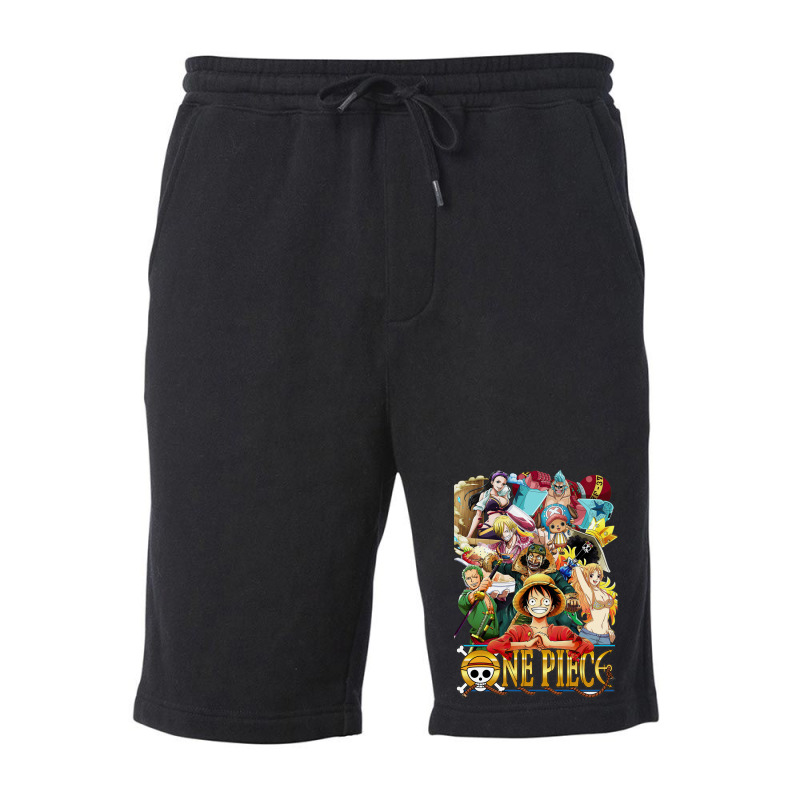 One Piece Straw Hat Crew Fleece Short | Artistshot