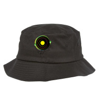 Music Disc With Earphones Bucket Hat | Artistshot