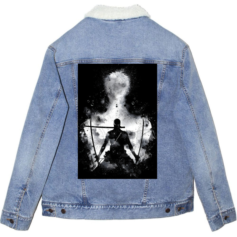 Roronoa Zoro , Zoro One Piece Unisex Sherpa-lined Denim Jacket | Artistshot