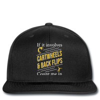 Cartwheels & Back Flips Gymnastics Gymnast Printed Hat | Artistshot