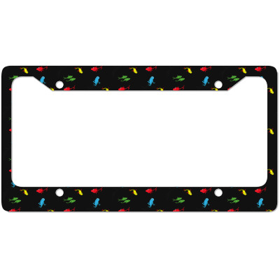 Two Fish Red Fish Blue Fish License Plate Frame Designed By Bariteau Hannah
