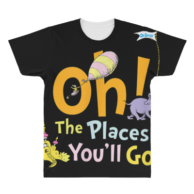 The Places You'll Go All Over Men's T-shirt Designed By Bariteau Hannah