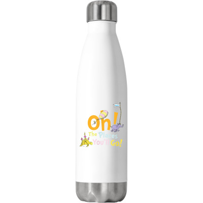 The Places You'll Go Stainless Steel Water Bottle Designed By Bariteau Hannah