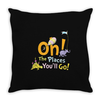 The Places You'll Go Throw Pillow Designed By Bariteau Hannah