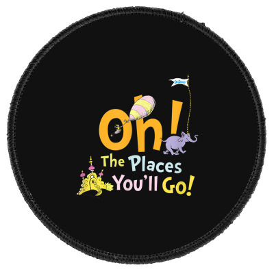 The Places You'll Go Round Patch Designed By Bariteau Hannah