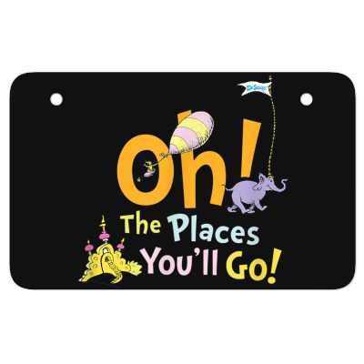 The Places You'll Go Atv License Plate Designed By Bariteau Hannah