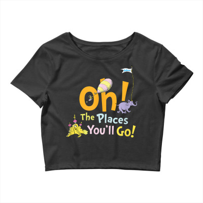 The Places You'll Go Crop Top Designed By Bariteau Hannah