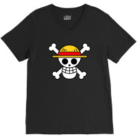 Straw Hat V-neck Tee | Artistshot