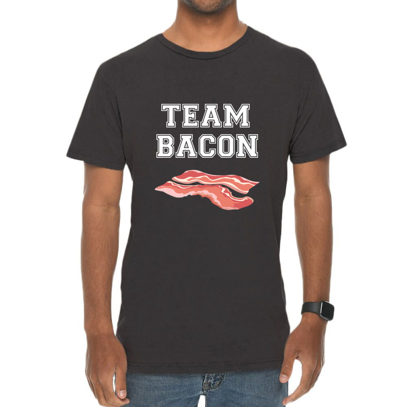 Team Bacon Vintage T-Shirt by kudaponijengkulit | Artistshot