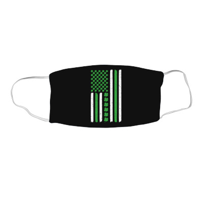 American Flag St Patricks Day Face Mask Rectangle Designed By Bariteau Hannah